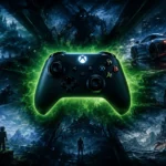 Xbox controller surrounded by icons representing the best games on Xbox Game Pass